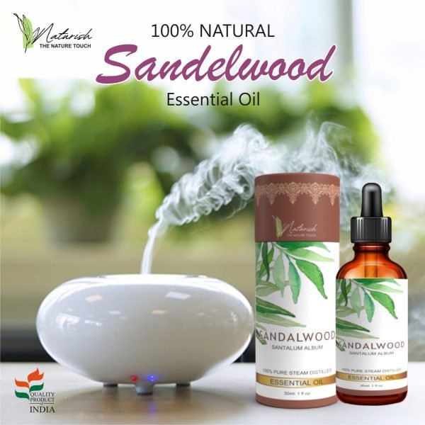 Premium Sandalwood Oil - Natural Aromatherapy Essential Oil for Relaxation and Skin Care