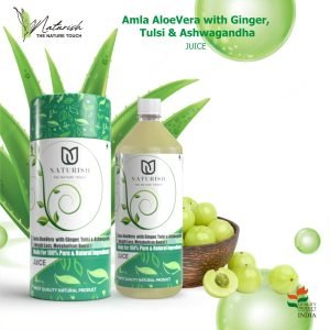 Aloe vera ginger tulsi juice