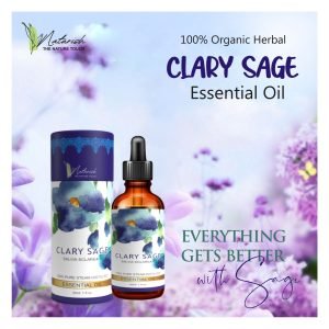 Pure Clary Sage Essential Oil - Natural Aromatherapy for Relaxation and Wellness