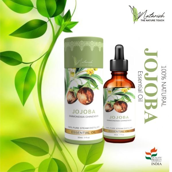 Jojoba Essential Oil - Natural Skin and Hair Care | Moisturizing, Hydrating, and Nourishing Oil